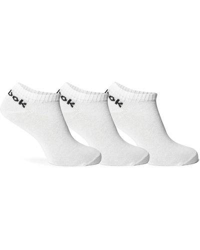 Reebok Act Core Low Cut Sock 3p Sokken - Wit