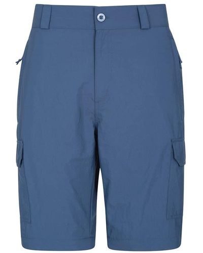 Mountain Warehouse Gli Shorts asciutti veloci di Autunno - Blu