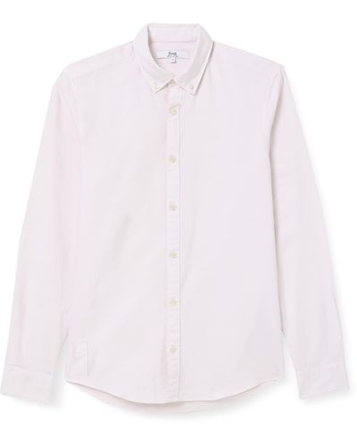 FIND Amazon-Marke: Langärmeliges Oxford-Hemd - Pink