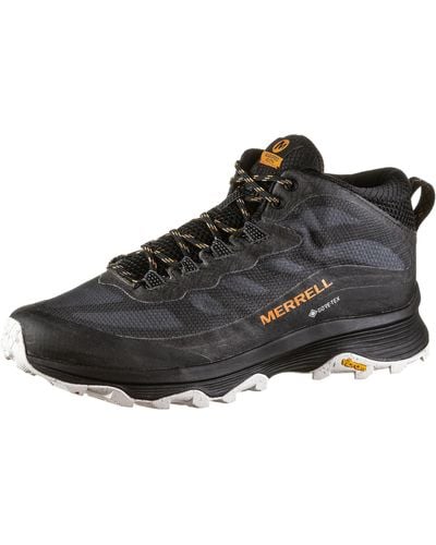 Merrell Moab Mid Speed Trail Running Shoe - Black