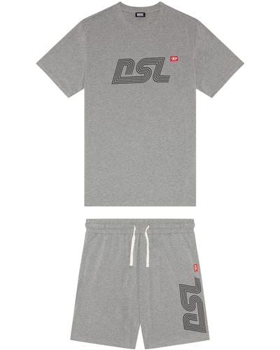 DIESEL Umset-wilort Pyjama Set - Grey