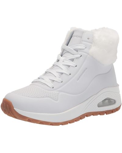 Skechers Modern Comfort Trainer Fashion Boot - White