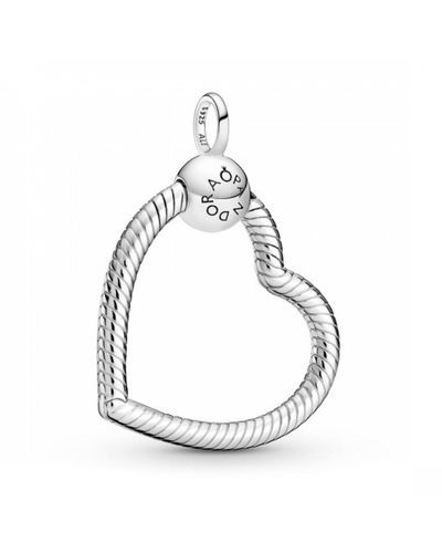 PANDORA Pendentif O moments 399384C00 cœur - Métallisé