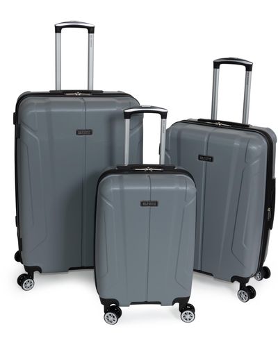 Ben Sherman Derby Hereford Sunderland Spinner Travel Upright Luggage - Grey