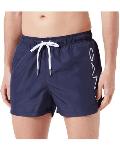 GANT Lightweight Swim Shorts Trunks - Blue