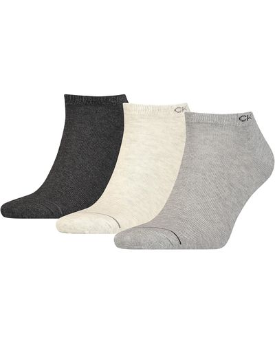 Calvin Klein Liner Socks 3 Pack Scarpe da Ginnastica - Grigio