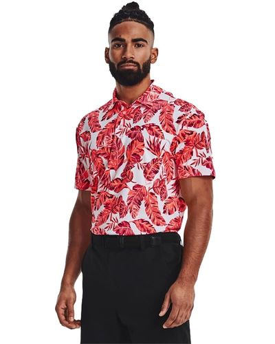 Under Armour Playoff 2.0 Golf Polo Polo Shirt - Red