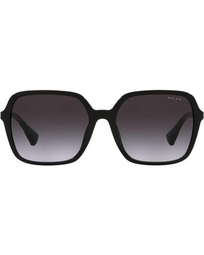 Ralph By Ralph Lauren Ra5291u Universal Fit Square Sunglasses - Black