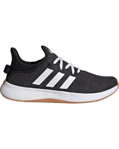 adidas Cloudfoam Pure Sportswear Sneakers in Black | Lyst