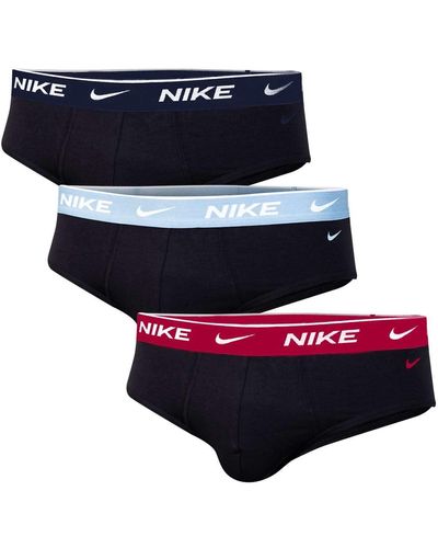 Nike Slip 3 Sous-vêtements Sous-vêtements Everyday Cotton Stretch S Small Sous-vêtements - Noir