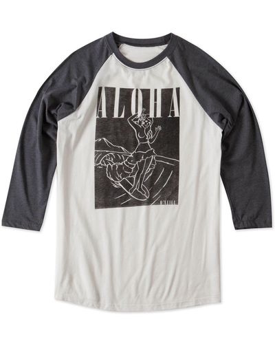 O'neill Sportswear Nevermind 3/4 Sleeve T-shirt - Gray