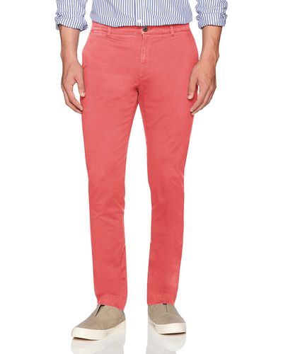 Goodthreads Slim-Fit Washed Chino Casual Trousers - Rouge