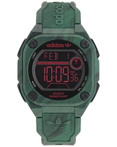 adidas City tech due orologi AOST23573 poliuretano - Verde