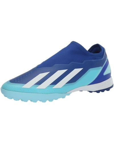 adidas X Crazylight.3 Laceless Turf Sneaker - Blue