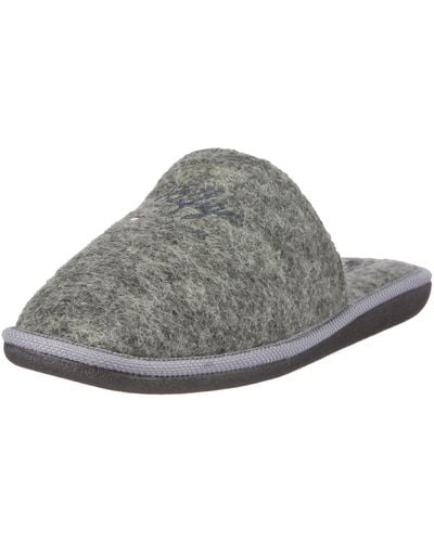 Tommy Hilfiger Pantuflas para Mujer Andrea FW8FS01048 - Gris