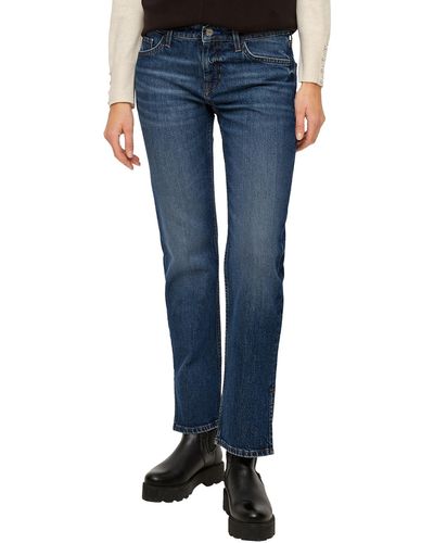 S.oliver Jeans Karolin/Regular Fit/Low Rise/Straight Leg blau 42/32