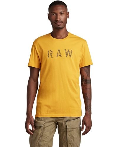 G-Star RAW Raw T-shirt - Yellow
