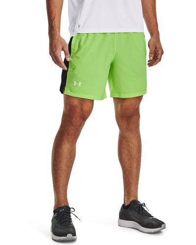 Under Armour Standard Launch Stretch Woven 7-inch Shorts - Green