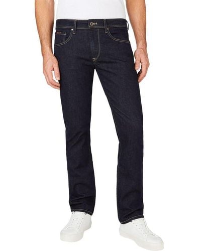 Pepe Jeans Stretch Straight Pm207393 Jeans - Blue