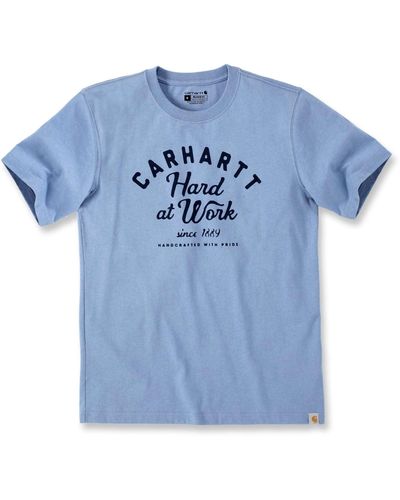 Carhartt T-Shirt Relaxed Fit /S Graphic - Blau