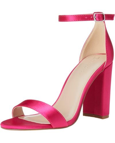 The Drop Rebecca Strappy High Block-heel Sandal - Pink