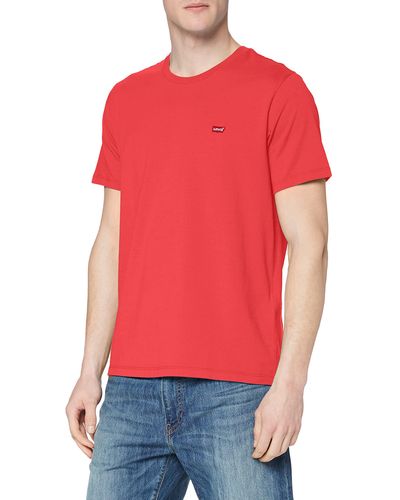 Levi's Big Original Hm tee Camiseta - Rojo