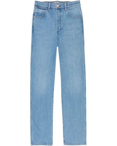 Wrangler Mom Straight Jeans - Blu