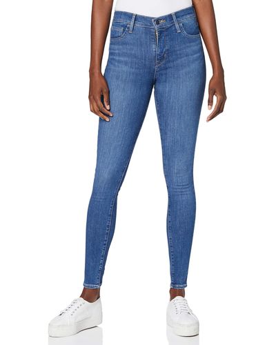 Levi's 720 High Rise Super Skinny Jeans Eclipse Craze - Blau