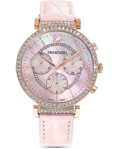 Swarovski Passage Chronograaf horloge 5580352 - Pink