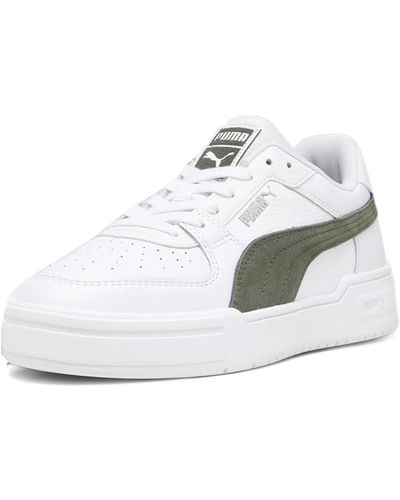 PUMA Mens Ca Pro Suede Lace Up Trainers Shoes Casual - White, White, 11