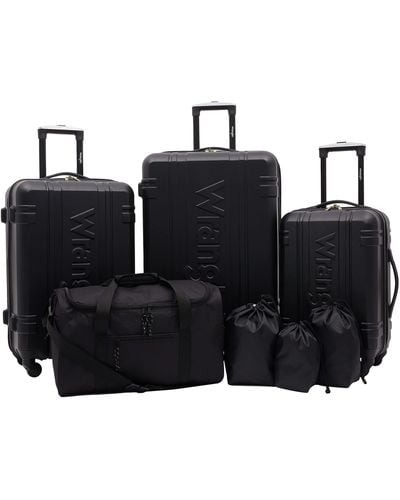 Wrangler 7 Pc Venture Luggage - Black