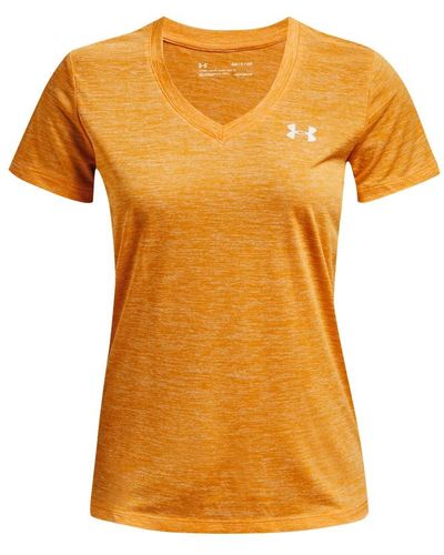 Under Armour Womens Boost Your Mood Tee Yellow XS