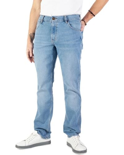 Wrangler Straight Fit Jeans - Greensboro - Light - Blue
