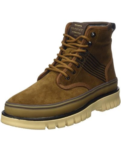 GANT Nebrada Mid Lace Boot - Marrone