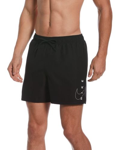 Nike Swoosh Break Volley 5" Swimming Shorts - Black