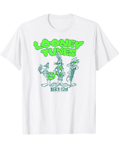Amazon Essentials Looney Tunes Beach Club T-Shirt - Grün