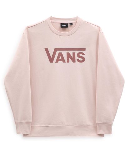 Vans Drop V Logo BFF Crew Sweatshirt - Pink