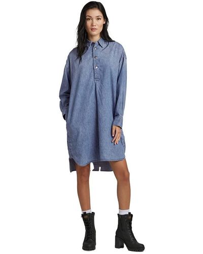 G-Star RAW 2141 021804 Kafey HGH Chs Lea - Blu