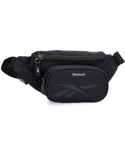 Reebok Newport Fanny Pack With Pocket Black 35x13x5 Cms Polyester