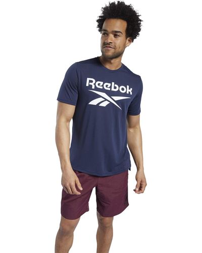 Reebok Workout Ready Supremium Graphic T-shirt - Blue