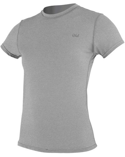 O'neill Sportswear Maglietta da donna Blueprint S/S Sun Overcast - Grigio