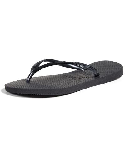 Havaianas Brazil Flip Flop Sandals - Black