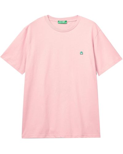 Benetton T-shirt 3mi5j1af7 - Pink