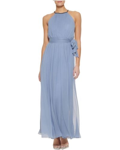 DKNY Women's Blue Formal Gown Size 14
