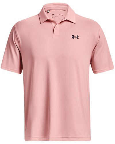 Under Armour T-Shirt to Green Polo Polohemd - Pink