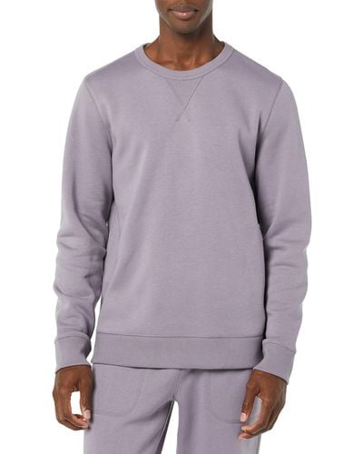 Goodthreads Crewneck Washed Fleece Sweatshirt - Purple