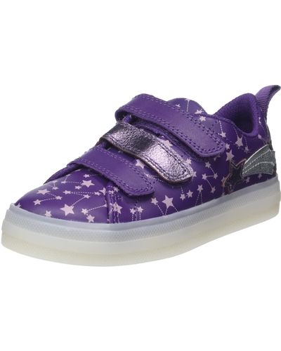 Clarks Flare Fly K. Sneaker Purple - Lila