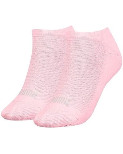 PUMA Trainer Socks 2 Pairs - Pink