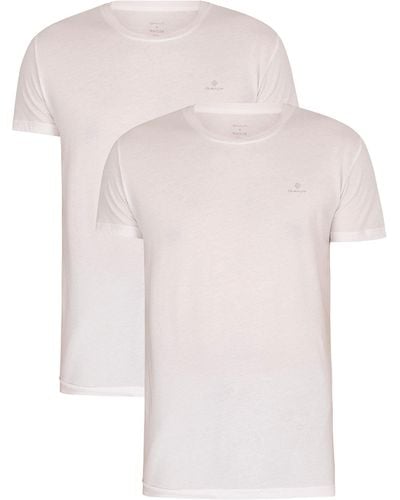GANT C-Neck 2-Pack T-Shirt MIT Rundhalsausschnitt 2ER Pack - Weiß