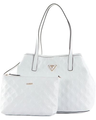 Guess HWLF6995230 VIKKY TOTE WHI Size One Size - Blanc